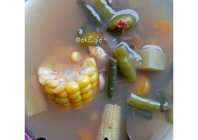 Sayur Asem bumbu ulek