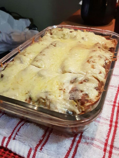 Una foto de Canelones rellenos