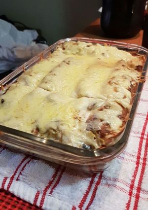 Una foto de Canelones rellenos