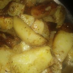 Masala potato A picture of Masala potato.