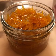 A picture of Homemade orange jam.
