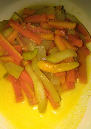 Foto resep Acar wortel dan timun bumbu kuning