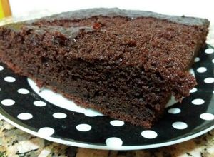 Una foto de Torta de Remolacha y Chocolate