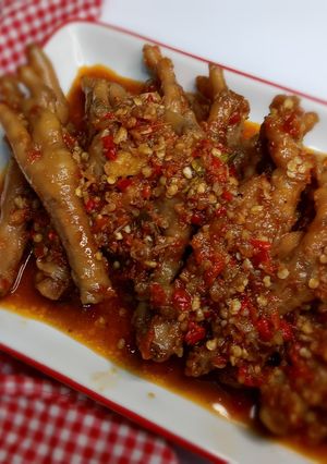Foto resep Sambel Ceker Pedas Manis