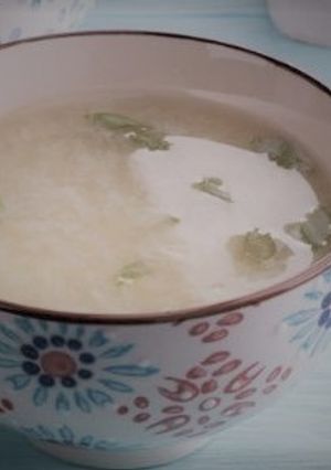Una foto de Sopa de huevo