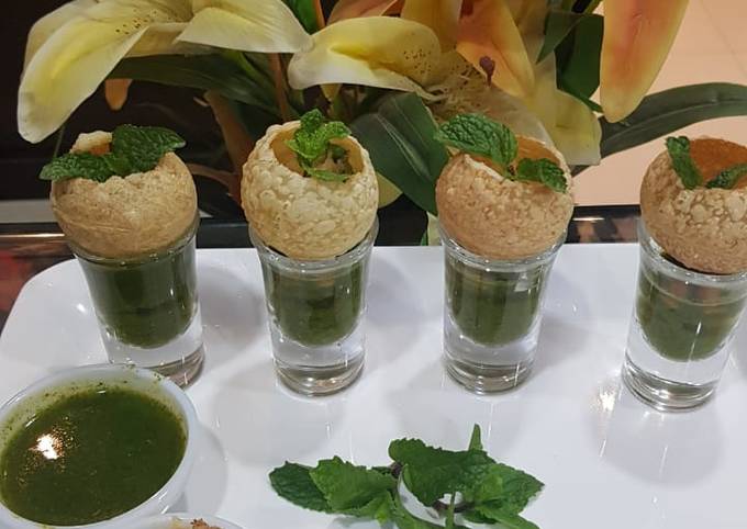 Recipe of Anthony Bourdain Pani Puri Shots in air fryer