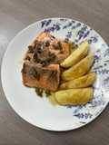 Salmón a la plancha