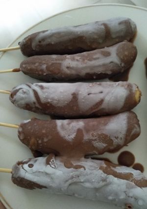 Foto resep Pisang coklat simple