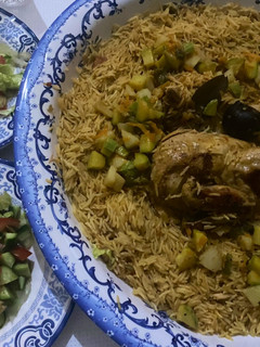 صورة لوصفة كبسة دجاج مع حشوة