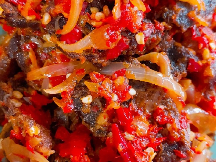 Langkah Mudah untuk Membuat Resep Dendeng Sapi Balado Anti Ribet, Sempurna