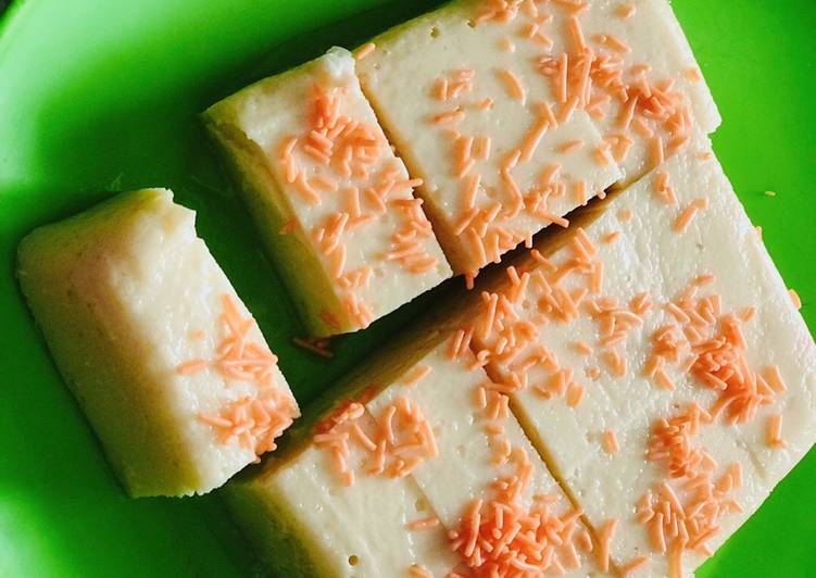Easiest Way to Prepare Favorite Curd coconut Barfi