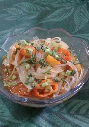 Foto resep Sohun kuah pedas