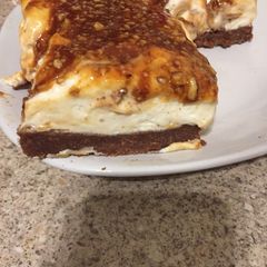 A picture of Cheese cake without cooking, without eggs.