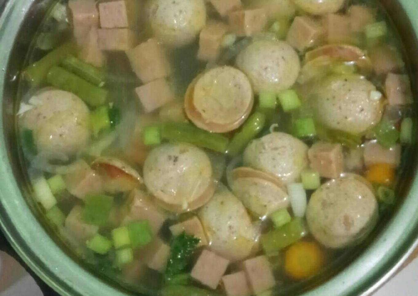 Soup with HAM 🐷 and Sosis