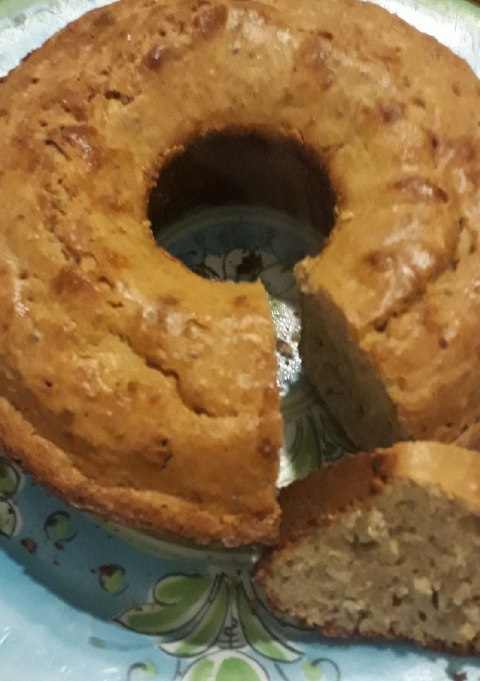 Una foto de Budín de avena sin azúcar