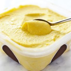A picture of Mango icecream.