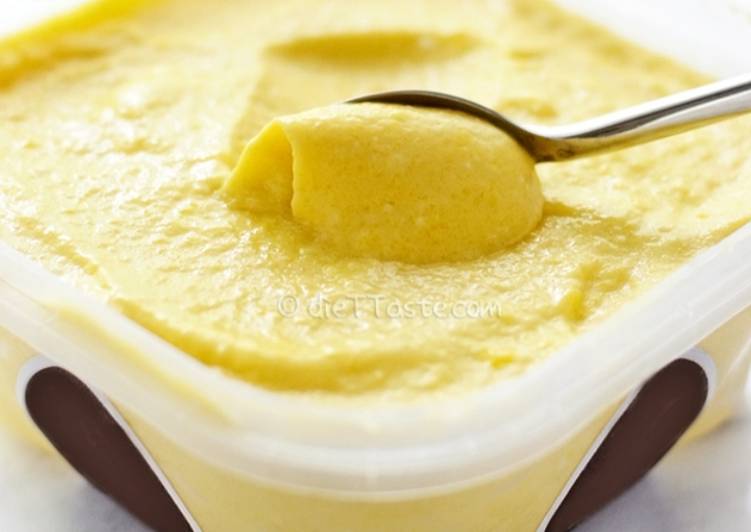 Simple Way to Make Homemade Mango icecream