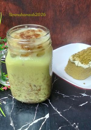 Foto resep Es Lumut Matcha