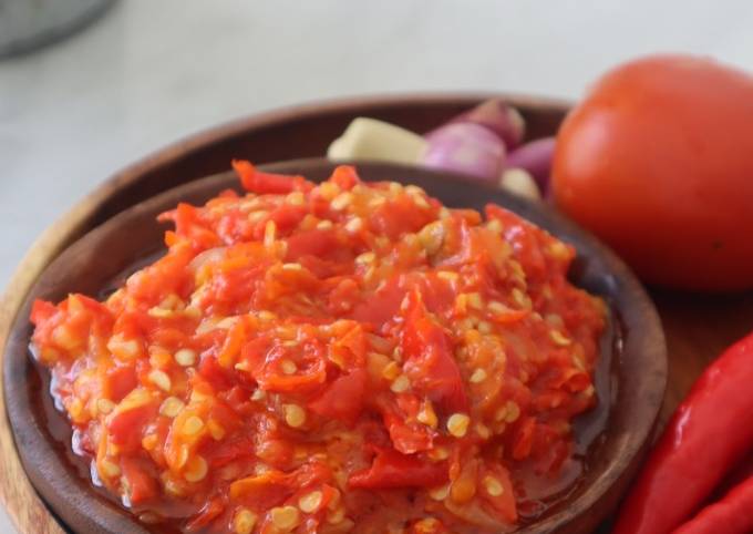 Resep Sambal Merah Padang Ala Rumahan Oleh Phie Kitchen Cookpad