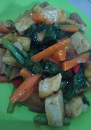 Foto resep Sayur Sosis Tahu asam manis
