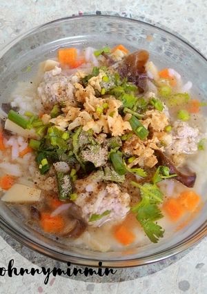 รูปของ ข้าวต้มหมูสับเห็ดรวมมิตร