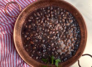 Una foto de Frijoles de la olla en olla express