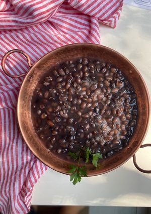 Una foto de Frijoles de la olla en olla express