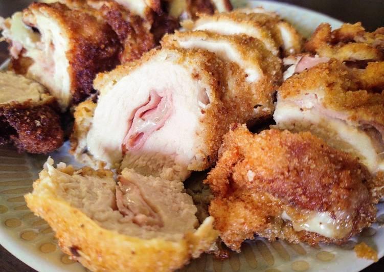 Steps to Make Speedy Chicken Cordon Bleu