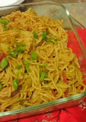 A picture of Chicken Chowmein.