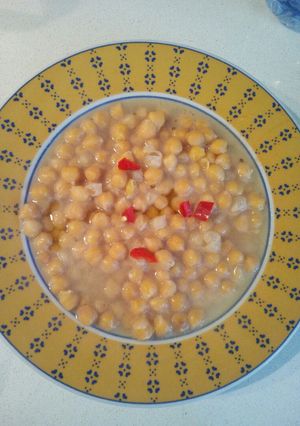 Foto di Zuppa di Ceci con peperoncino