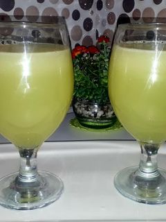 صورة لوصفة عصير الحامض والخيار 🍋🍋