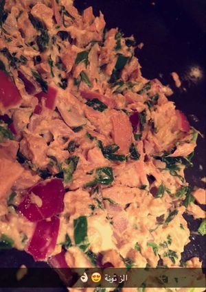 صورة لوصفة تونة على طريقتي 😌🍽