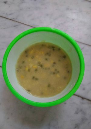 Foto resep Bubur jagung dengan kacang hijau menari2 manis 😉