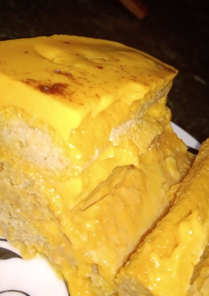 Una foto de Postre de Vainilla y flan de dulce de leche