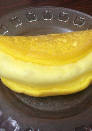Hình của món Trứng Omelette kiểu Pháp.