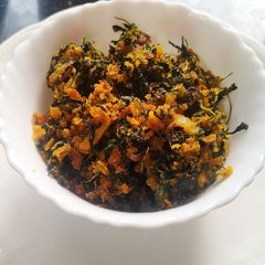 A picture of Methi Besan Sabzi.
