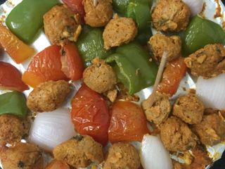 Grilled soya tikka