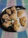 Apple craisin scones