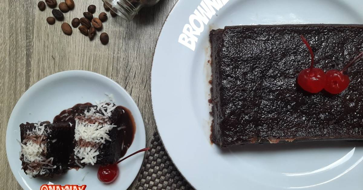 165 resep brownies  kukus  kopi enak dan sederhana ala 