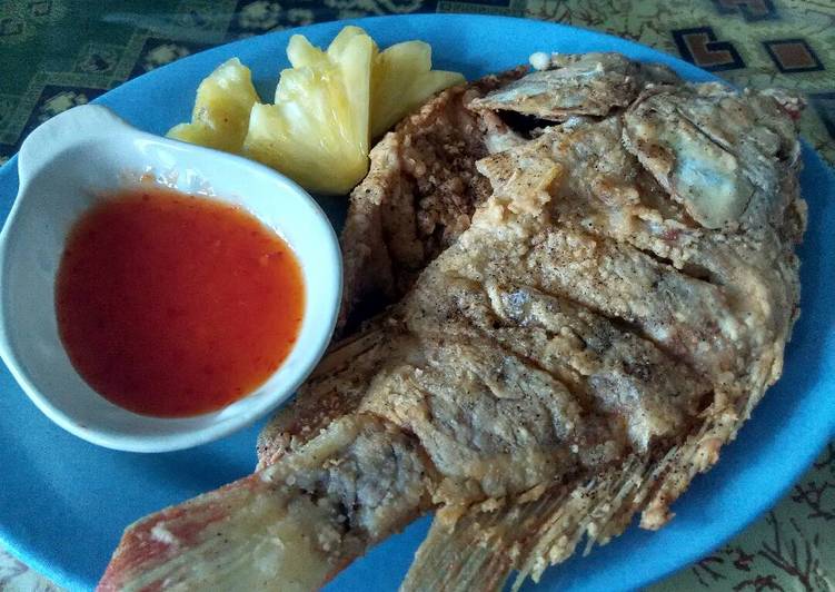 Cara membuat Nila goreng tepung yang nikmat Untuk Jualan