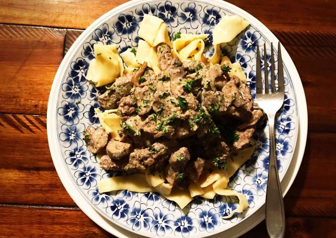 Simple Way to Make Favorite Fullblood Wagyu Beef Stroganoff