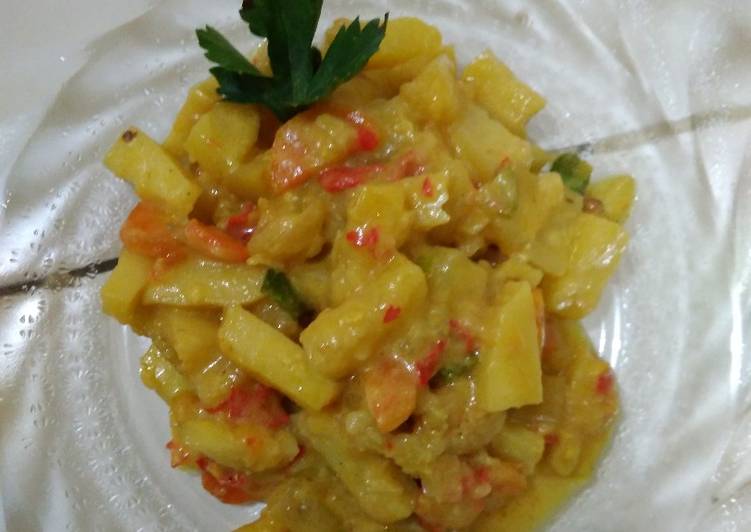 Resep Kentang wortel bumbu santan Anti Gagal
