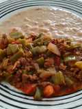 Nopalitos with Ground Beef