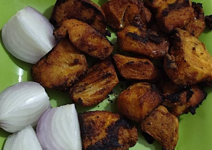 Simple Way to Make Delicious Chicken Kabab in Microwave