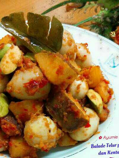Foto resep ✾ Balado Telur Puyuh dan kentang ✾