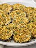 Melanzane al forno croccanti al Curry e Sesamo