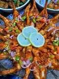 Udang Bakar Jimbaran with Sambal Dabu-dabu