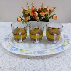 A picture of Mango chocolate mousse.