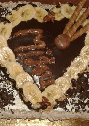 صورة لوصفة كيكة عيد ميلاد روعة