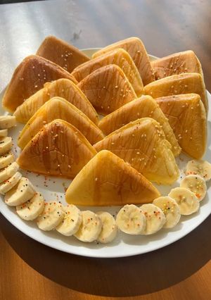عکسی از دستور پنکیک پف دار (با اسنک ساز)
